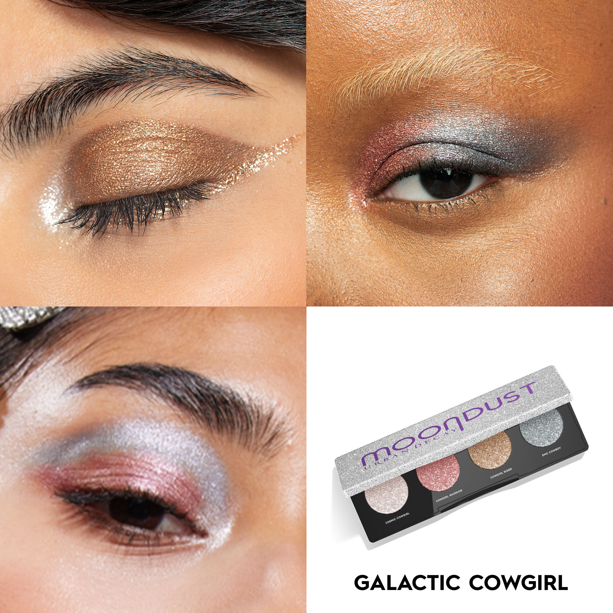 Moondust Glitter Eyeshadow Palette Urban Decay Sparkly Eye Makeup