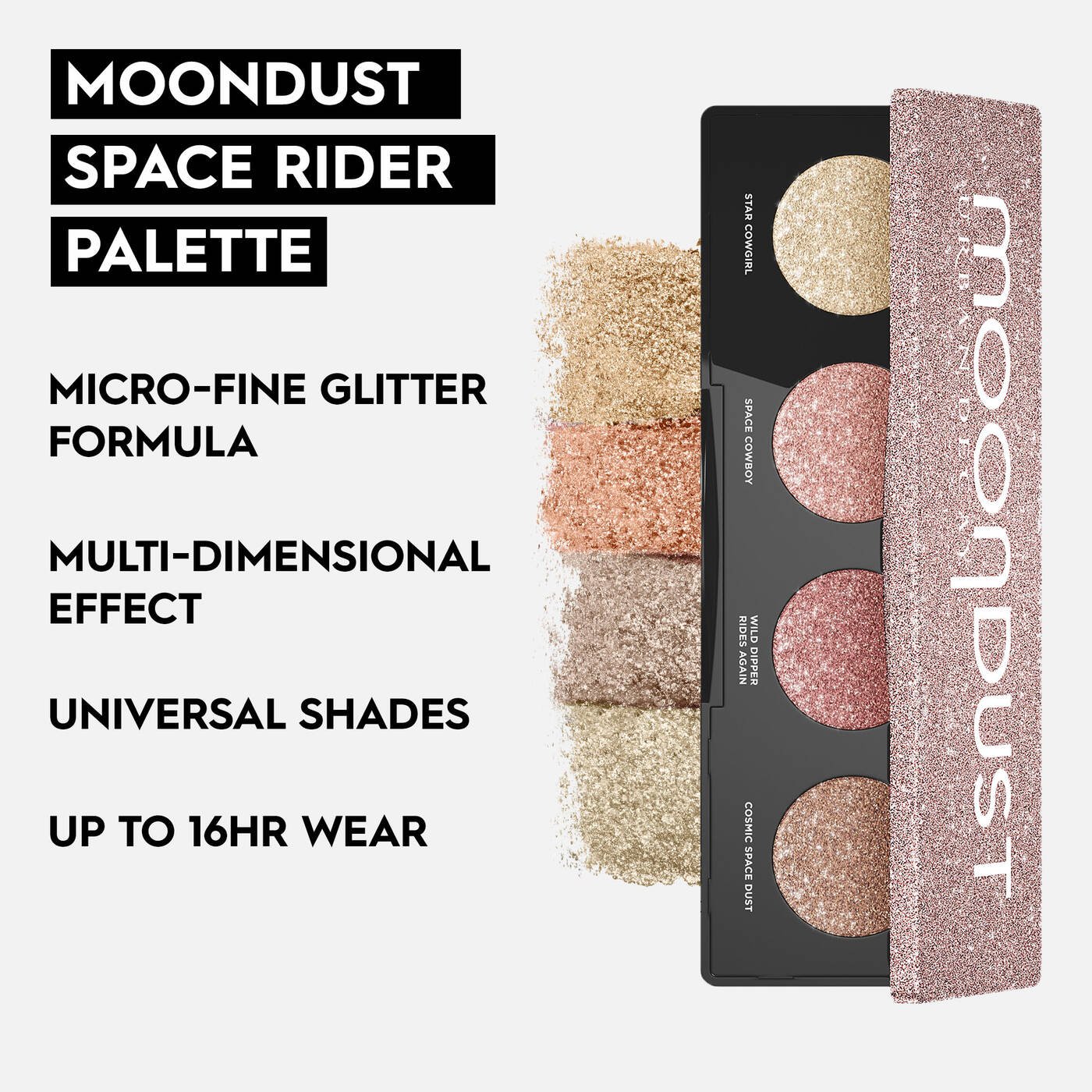 Moondust Glitter Eyeshadow Palette Urban Decay Sparkly Eye Makeup