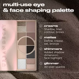 NAKED SHAPED MULTI-TASKING EYESHADOW PALETTE COOL