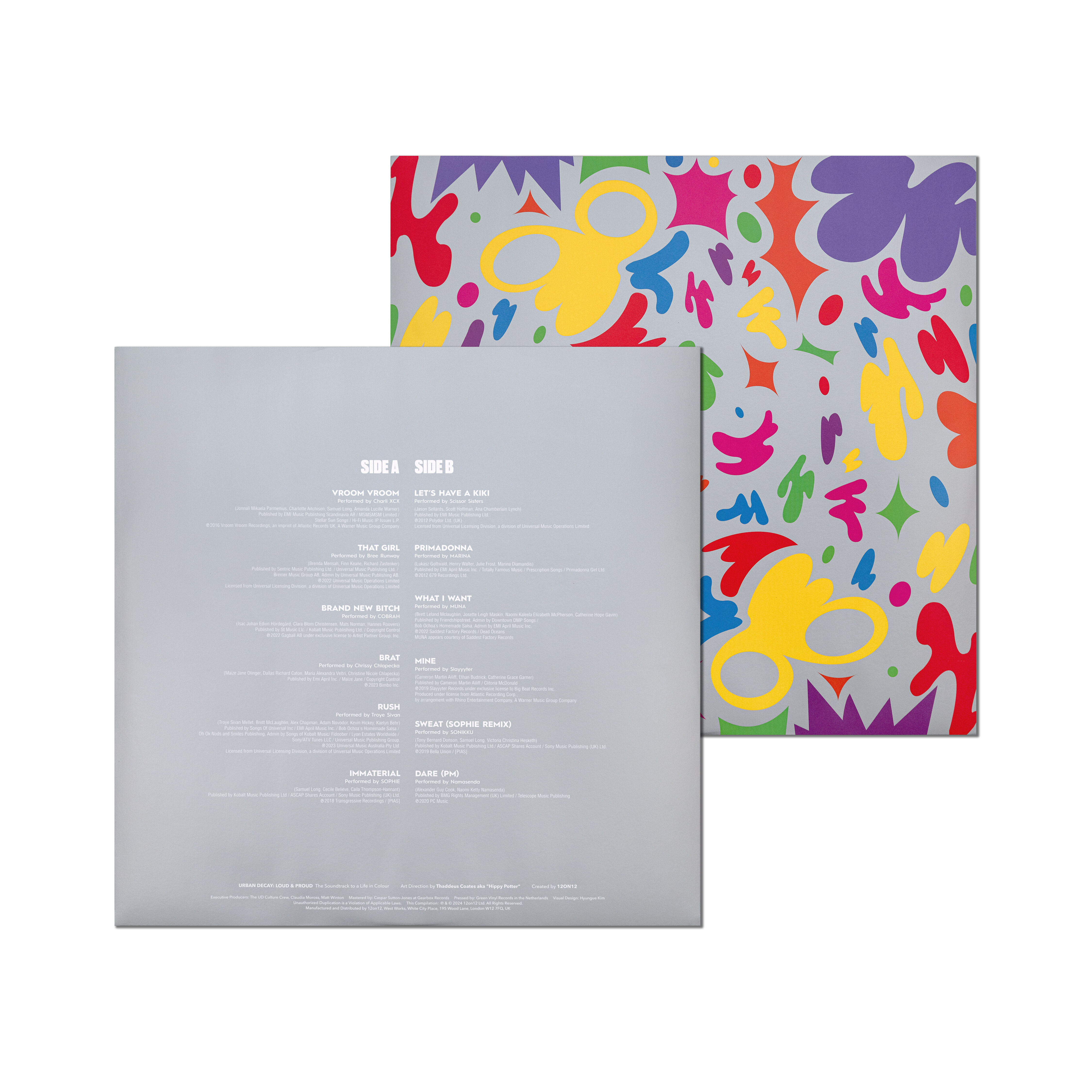 “LOUD + PROUD” Vinyl Record Pride Collaboration with 12on12