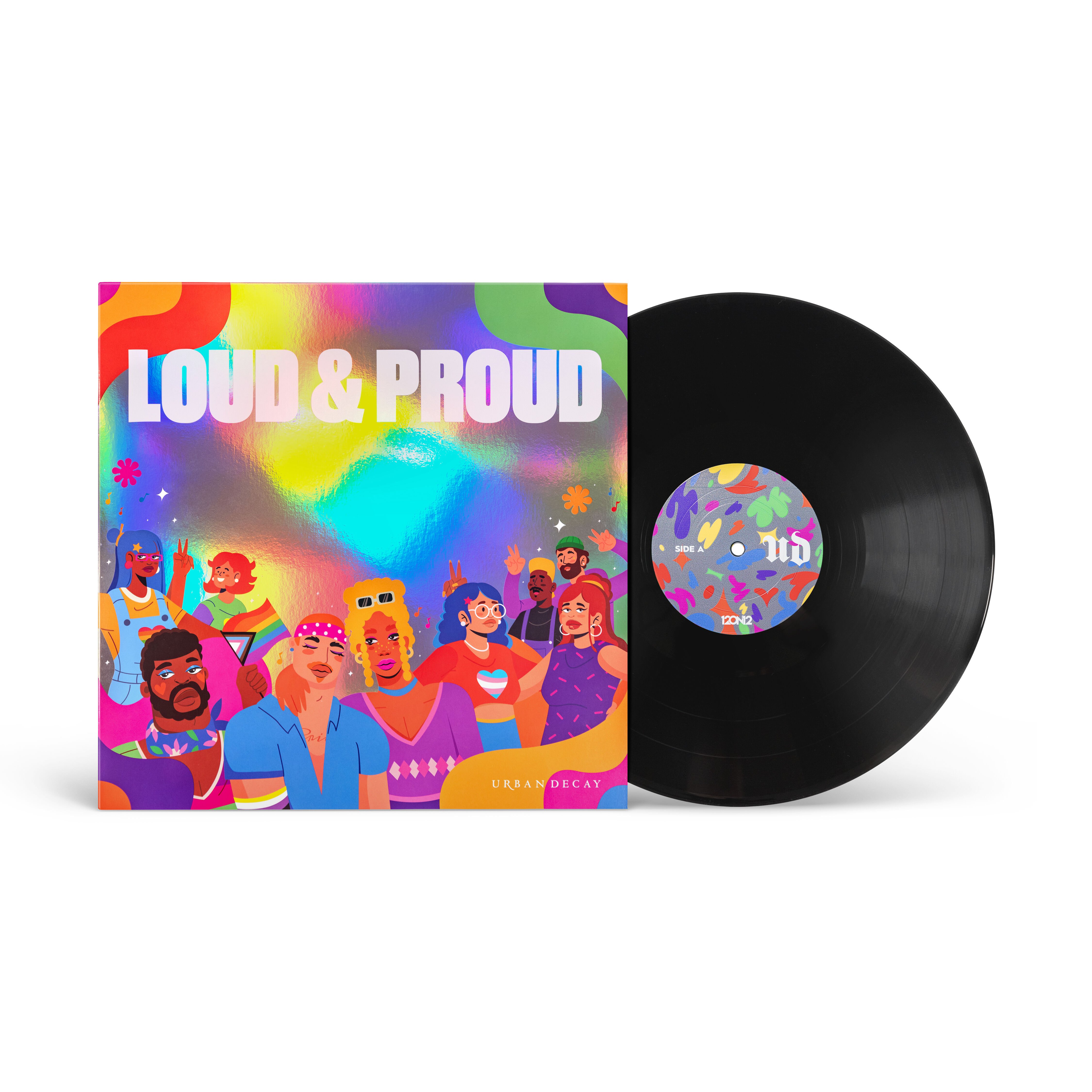 12ON12 Pride 2024 Collaboration, “LOUD + PROUD” Vinyl Record