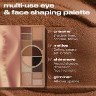 NAKED SHAPED MULTI-TASKING EYESHADOW PALETTE WARM