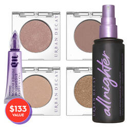 MATTE, SHIMMER, AND GLITTER EYESHADOW SET