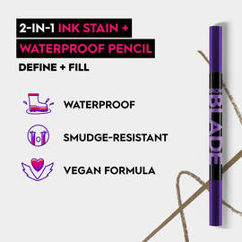 Brow Blade 2-In-1 Eyebrow Pen + Waterproof Pencil