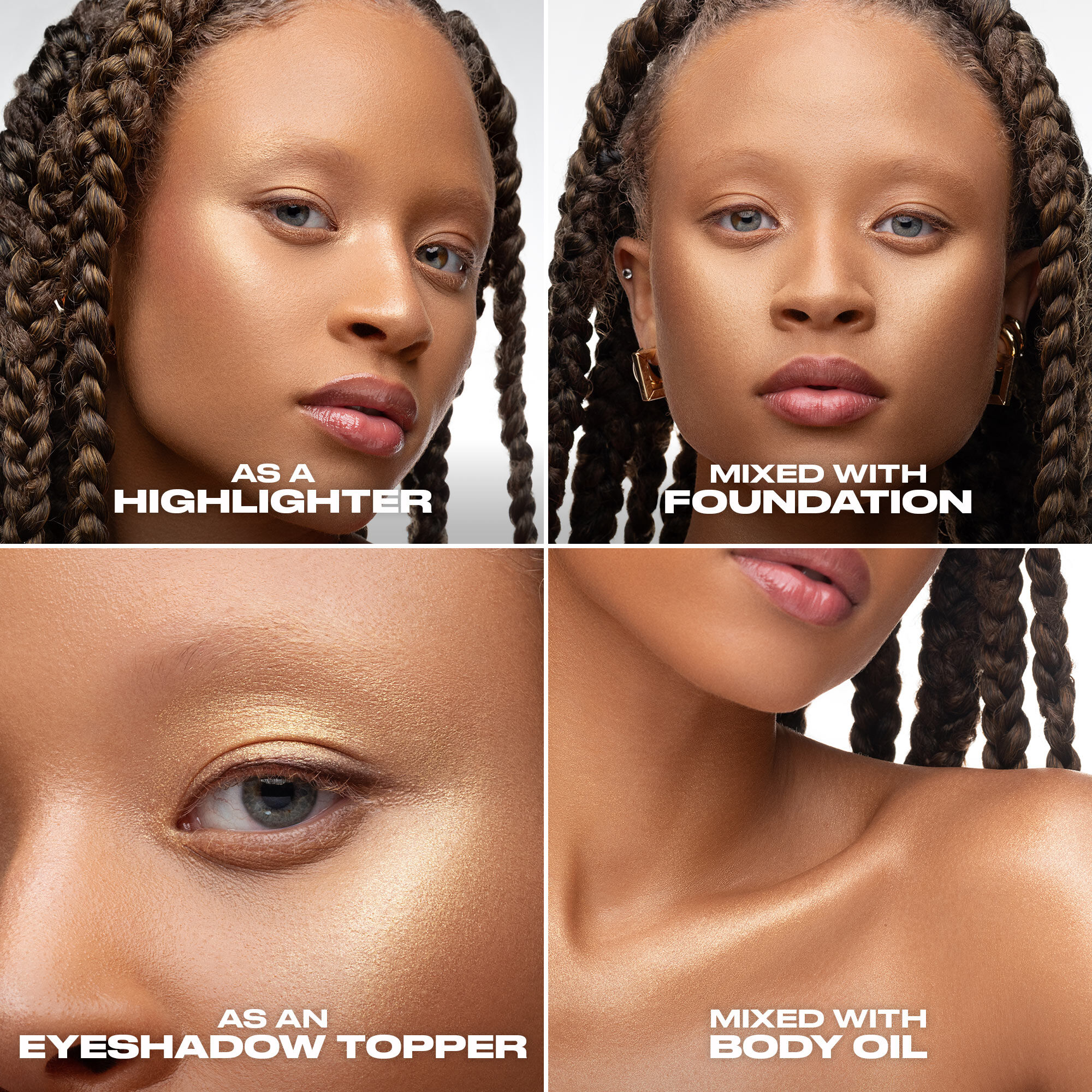 Face Bond Luminizer Waterproof Glow Drops for Face + Body