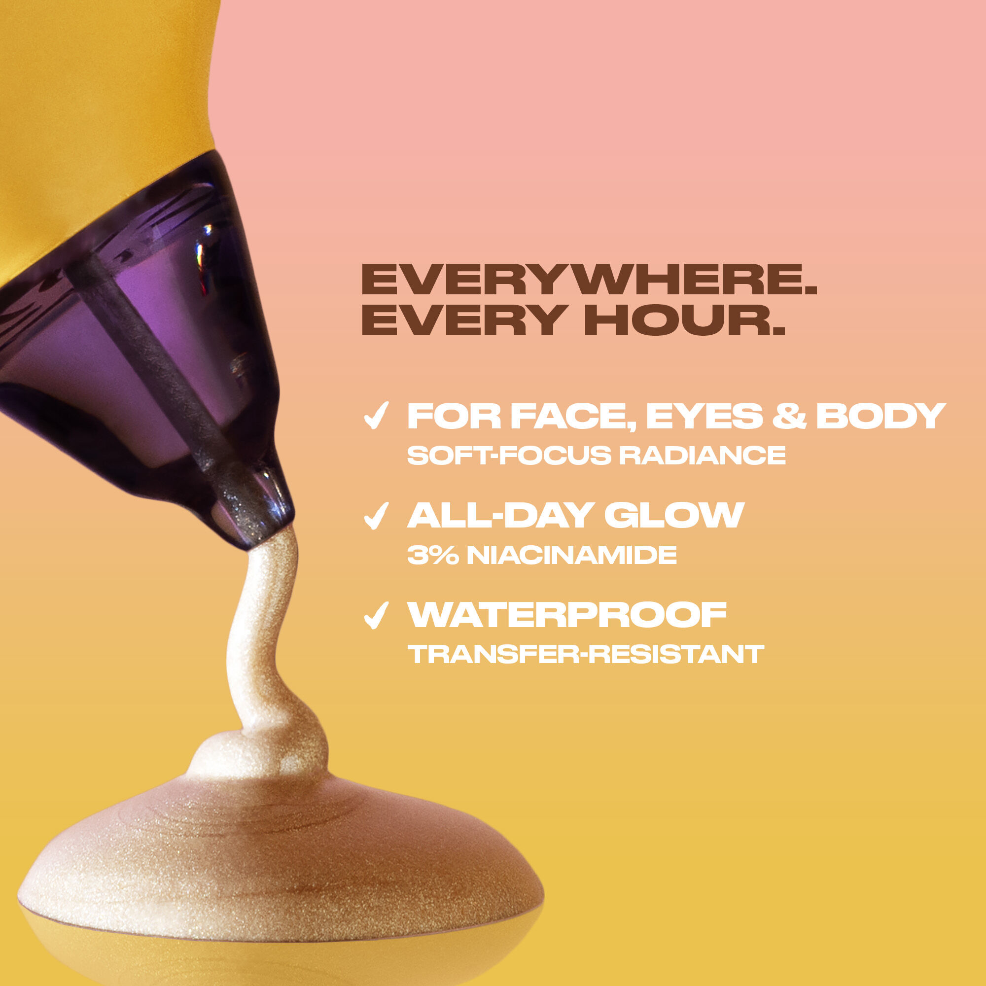 Face Bond Luminizer Waterproof Glow Drops for Face + Body