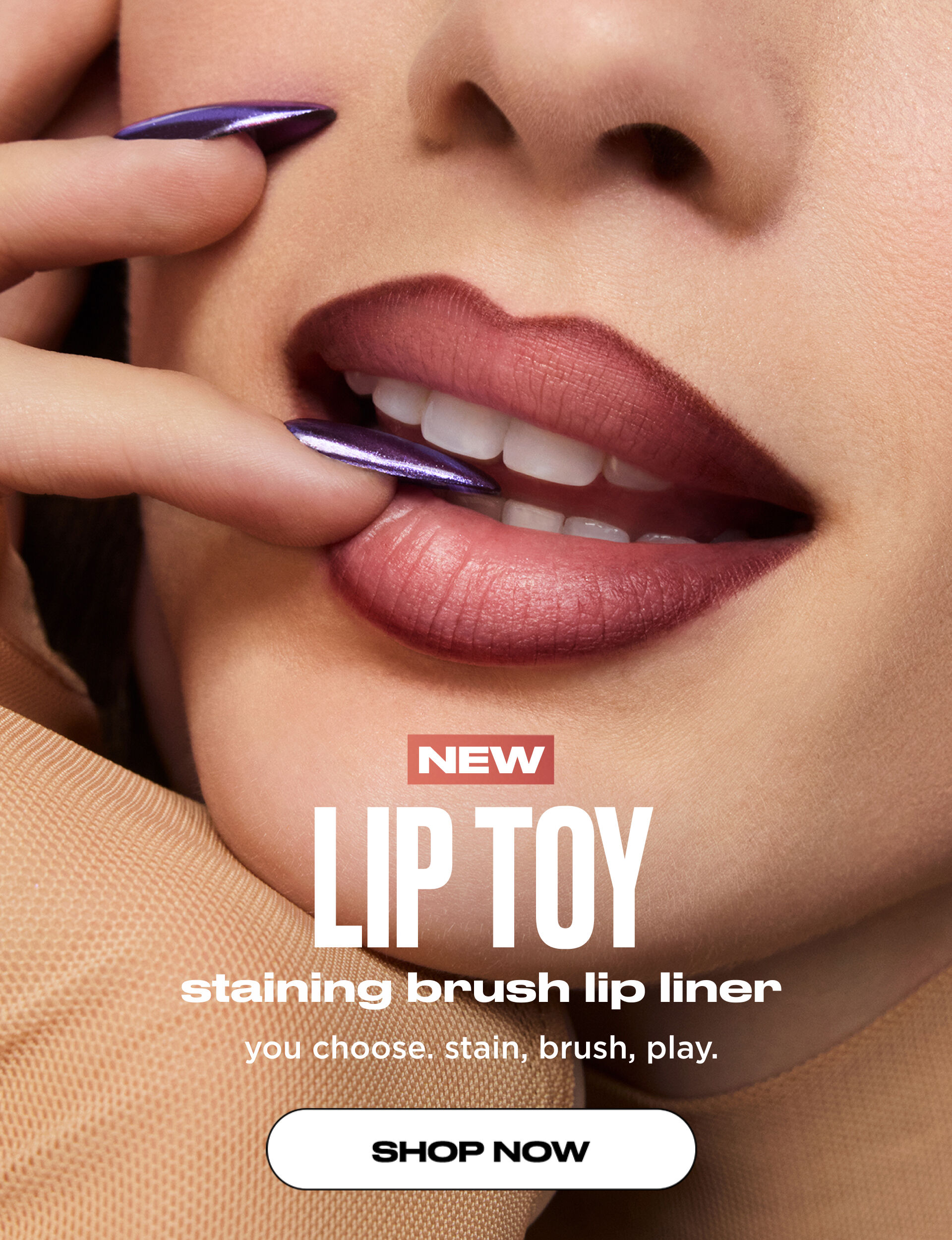 NEW! Lip Toy  Liner ~ Staining brush lip liner
