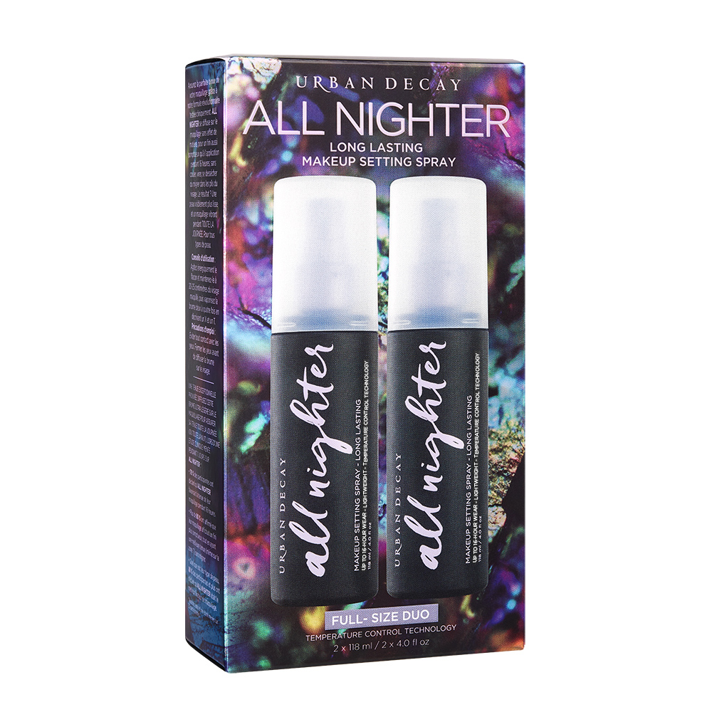 All Nighter Long Lasting Makeup Setting Spray Full Size Duo Urban Decay Cosmetics