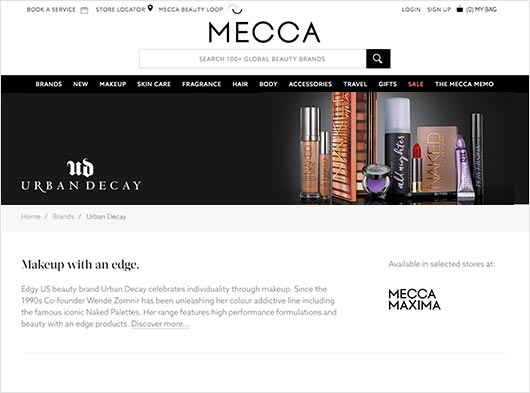 mecca com au urban decay urban decay customer service